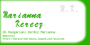 marianna kerecz business card