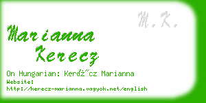 marianna kerecz business card